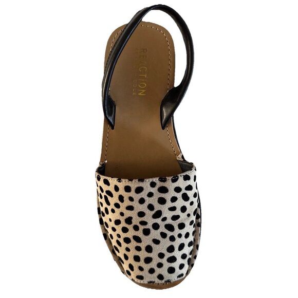 Kenneth Cole Reaction Women's Slingback Sandals Size 6.5 Casual Animal Print - Picture 6 of 12